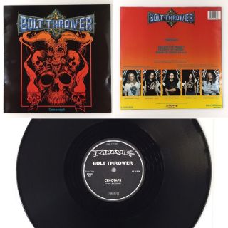 Games Workshop Warhammer Bolt Thrower Cenotaph Vinyl Ep Earache Records 12 " Inch