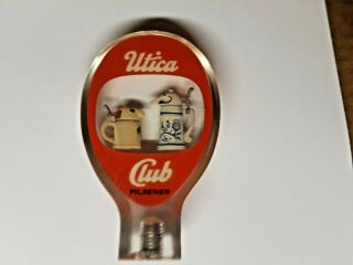 Vintage Rare York Utica Club Pilsener Schultz And Dooley Beer Tap Handle