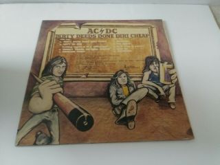 AC/DC - Import Dirty Deeds Done Dirt - 1977 Australia Press 2