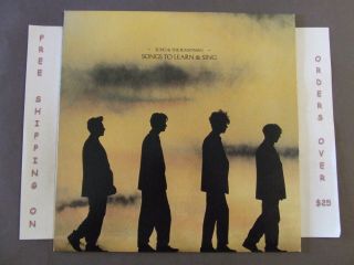 Echo & The Bunnymen Songs To Learn & Sing Greatest Hits Lp W/ Lyric Sleeve