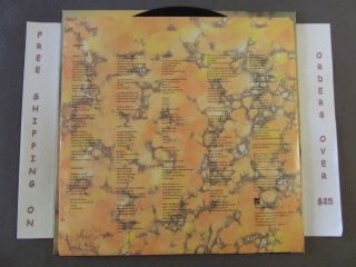 ECHO & THE BUNNYMEN SONGS TO LEARN & SING GREATEST HITS LP W/ LYRIC SLEEVE 2