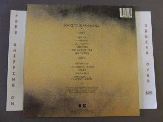 ECHO & THE BUNNYMEN SONGS TO LEARN & SING GREATEST HITS LP W/ LYRIC SLEEVE 4