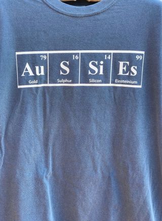 Aussie Rescue - Extra Large - Aussies Dusty Blue Short Sleeved T - Shirt
