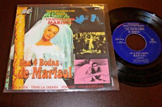 Marisol Las 4 Bodas De Marisol 1968 Mexico 7 " Promo Ep Ye Ye Girl Garage Beat