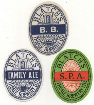 Old Beer Label - Uk - Blatch Theale Group (b)