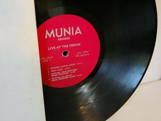 JIMI HENDRIX - Live at the Forum,  April 25,  1970 2 - LP,  Munia,  w/Insert Flyer 2