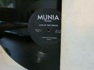 JIMI HENDRIX - Live at the Forum,  April 25,  1970 2 - LP,  Munia,  w/Insert Flyer 3