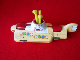 Vintage Beatles Yellow Submarine Corgi Toys Die Cast Metal Toy