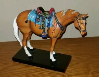 Horse Figurine The Trail Of Painted Ponies 2003 " Happy Trails " 1473 No Box