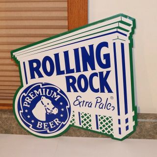 Rolling Rock Beer Tin Sign