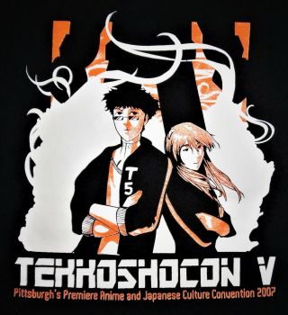Tekkoshocon V Japanese Anime And Pop Culture Con Pittsburgh 2007 Size Xl