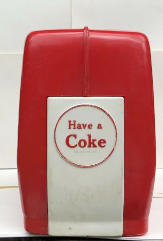 Vintage Drink Coca Cola Counter Top Soda Fountain Dispenser w Spigot Have A Coke 7