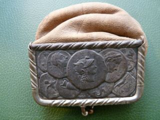 The Bank Of Alexandria Tn.  Vintage Coin Purse J.  F.  Roy,  Cashier