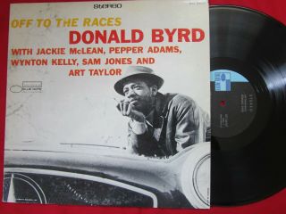 Donald Byrd Off To The Races Blue Note Lp (bl/blk Label) No Rvg Nm