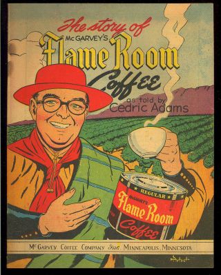 Story Of Mcgarvey’s Flame Room Coffee Nn Rare Not In Guide Giveaway 1950 Fn