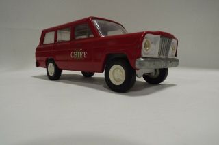 Vintage 1960s Tonka Toys Mini Fire Chief Jeep Wagoneer 66