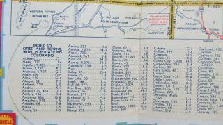 1932 Shell Oil Company Colorado Road Map - License Plates Graphic - La Junta Colo. 8