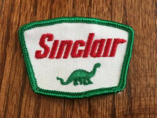Vintage Sinclair Oil Service Station Uniform Patch Gasoline Petroleum Dinosaur