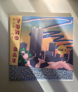 Yung Bae - Bae 2 Vinyl Pink Poster Future Funk Vaporwave My Pet Flamingo