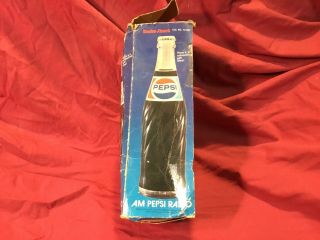 RARE Vintage Pepsi Cola 10  Soda Bottle AM Radio Radio Shack 8