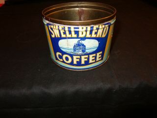 Antique & Rare Swell Blend Coffee 1 Lb Can Jamestown York Cruise Ship