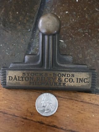 Dalton,  Riley & Co Inc Milwaukee Vintage Paper Clip