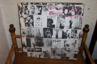 1972 The Rolling Stones Exile On Main Street 2 Lp Set Vg With Postcards