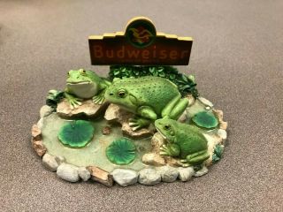 Budweiser - Bud - Weis - Er Frogs - Collectible Figure - 1995