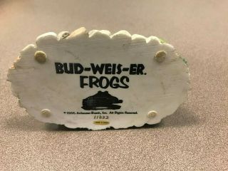Budweiser - Bud - Weis - Er frogs - collectible figure - 1995 3