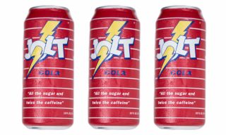 The Return Of Jolt Cola - 2017 - 16 Oz.  - 3 Full Cans - Nip
