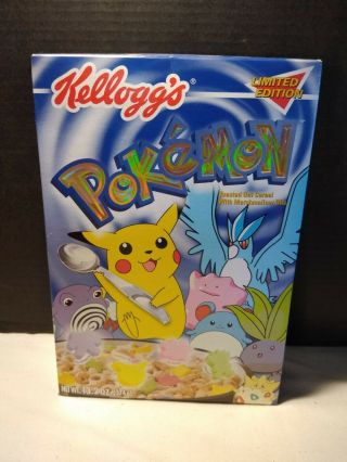 Vintage Pokemon Cereal Box