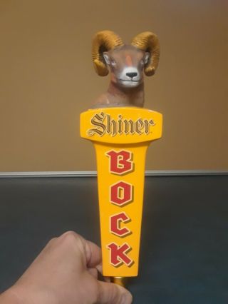 12 " Shiner Bock Collectible Draft Beer Tap Handle Man Cave Gear