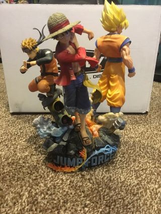 Jump Force Collectors Edition Statue Goku Luffy Dragon Ball One Piece Naruto