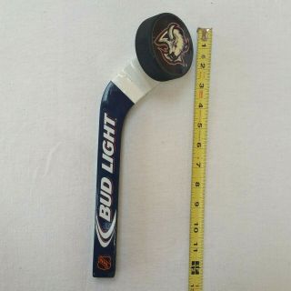 Vintage Bud Light NHL Buffalo Sabres Hockey Stick Beer Tap Handle Knob Kegerator 5