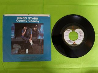 Ringo Starr Beaucoups Of Blues/coochy - Coochy 7 " 45rpm W/pic Sleeve Apple 2969