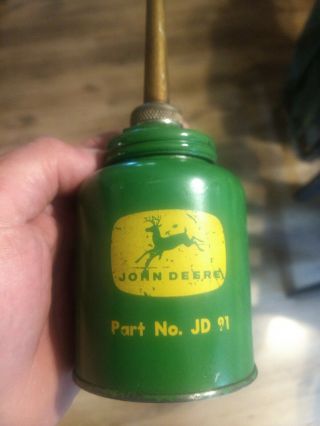 Vintage John Deere Pump Oiler Part No.  Jd 91