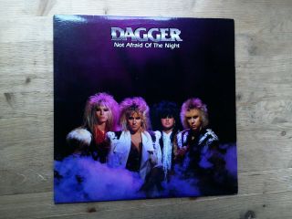 Dagger Not Afraid Of The Night Very Good Vinyl Lp Record Album Vpr 114