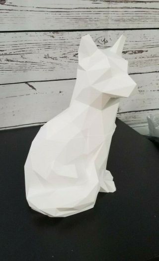 Fox Sculpture - Low Poly Design - Large Size - Znet3D 2