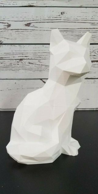 Fox Sculpture - Low Poly Design - Large Size - Znet3D 6