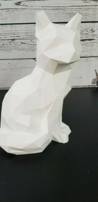 Fox Sculpture - Low Poly Design - Large Size - Znet3D 8