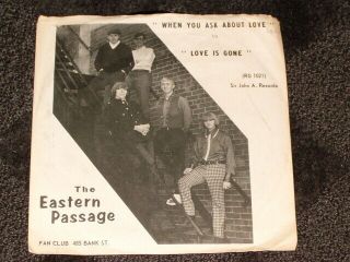 The Eastern Passage - When You Ask About Love - 1967 Cdn P/s - Garage -
