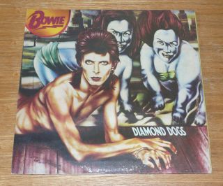 David Bowie - Diamond Dogs Vinyl Lp 1974 Pressing Uk Apl1 0576 3e B Bewitched