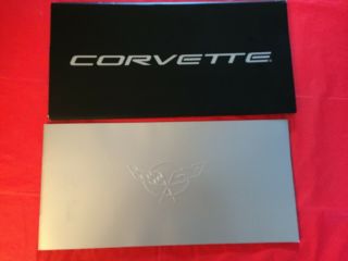 2000 Chevrolet " Corvette " Car Dealer Sales Brochure & Case