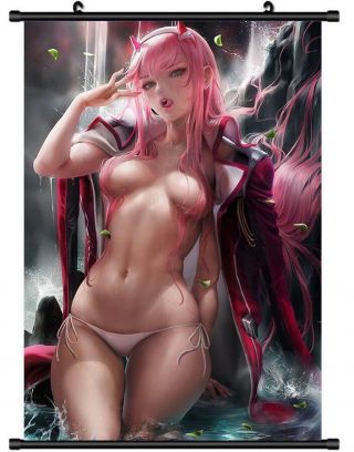 Zero Two Darling In The Franxx Anime Poster Home Decor Poster Wall Scroll40 60cm