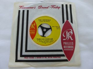 The Crystals - Then He Kissed Me 1963 Us 7 " Single Philles Nm