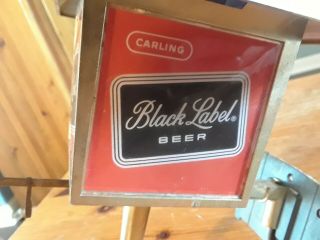 Vintage CARLING BLACK LABEL Beer Lighted Lantern Wall Sign,  Coach Light 5
