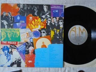 THE POLICE - OUTLANDOS D ' AMOUR UK 1978 VINYL LP WITH POSTER BADGE STICKER EX 3
