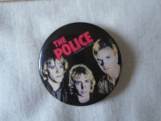 THE POLICE - OUTLANDOS D ' AMOUR UK 1978 VINYL LP WITH POSTER BADGE STICKER EX 7