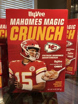 Limited Edition Patrick Mahomes Magic Crunch Cereal