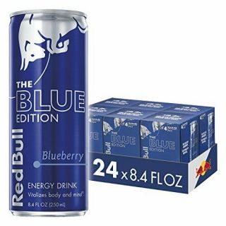 Red Bull Energy Drink,  Blueberry,  24 Pack Of 8.  4 Fl Oz,  Blue Edition (6 Packs Of